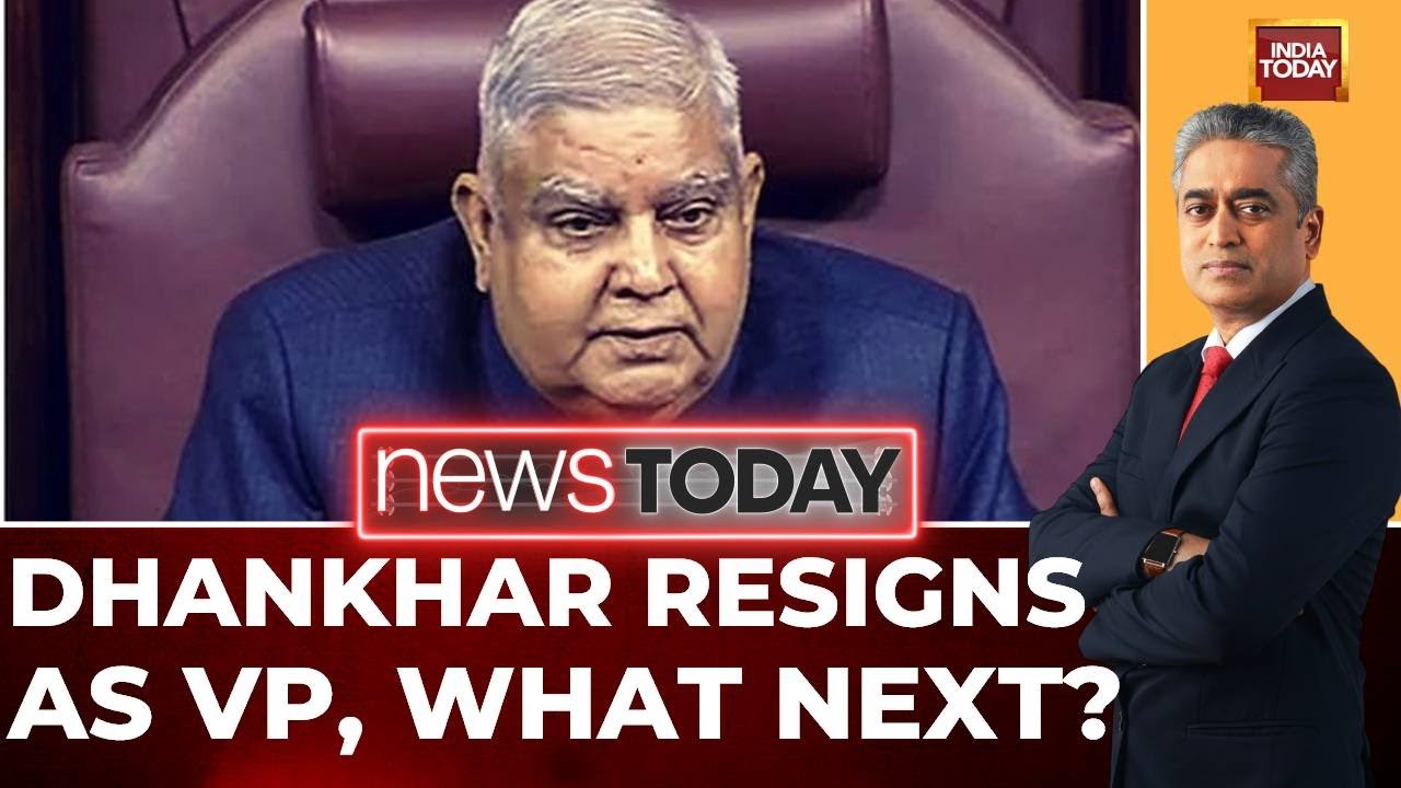 VP Jagdeep Dhankar Resigns; Focus Shifts To Successor, Article 67 | India Toda