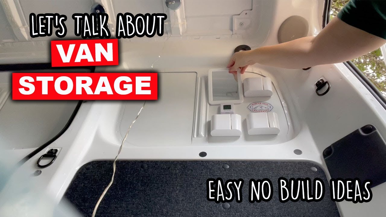 Let's Talk About No Build Storage For Van Life