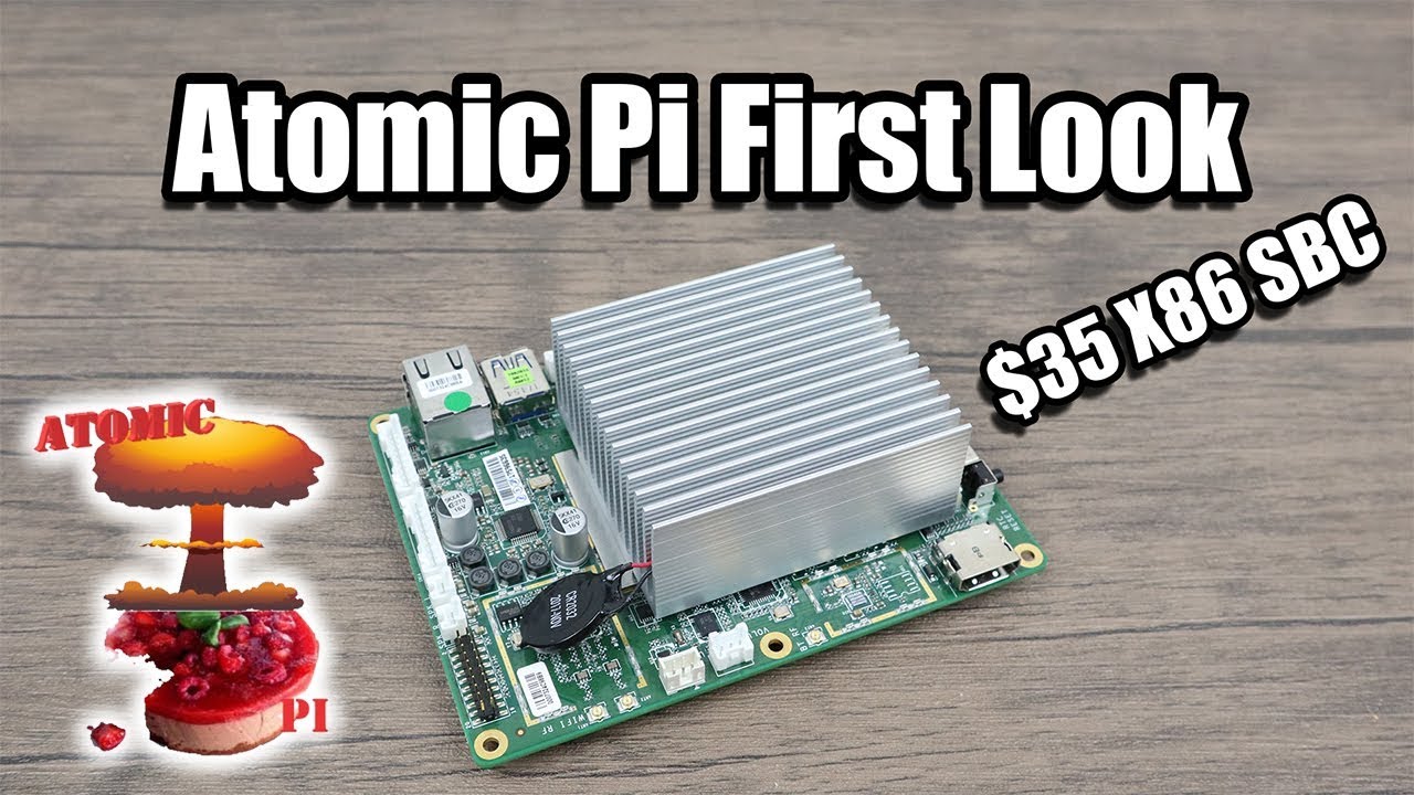 Atomic Pi FIrst Look! $35 X86 Single Board Computer