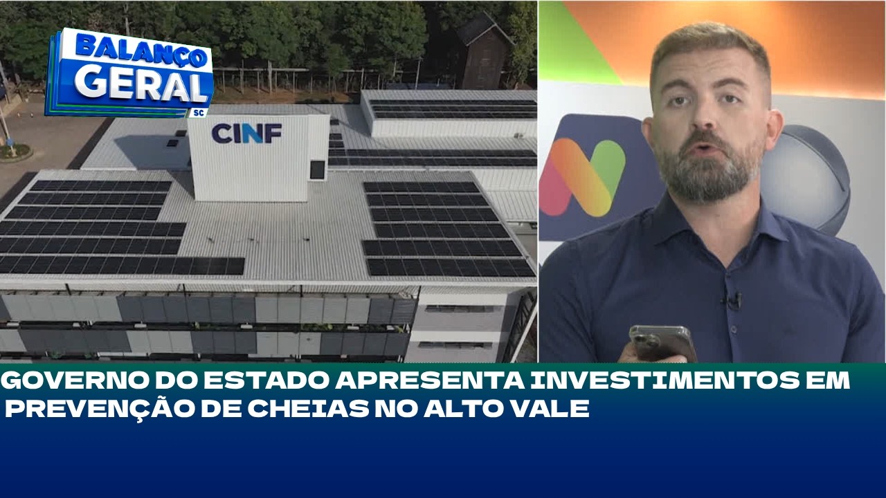 Governo do Estado apresenta investimentos em preven&ccedil;&atilde;o de cheias no Alto Vale