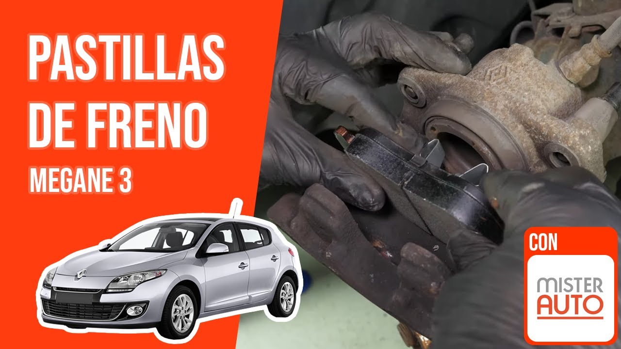 Cómo cambiar las pastillas de freno delanteras Megane 3 🚗