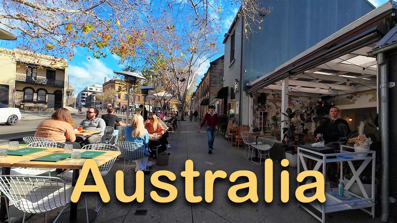 Pyrmont Walking Tour | Stunning Sydney Waterfront Adventure in 4K