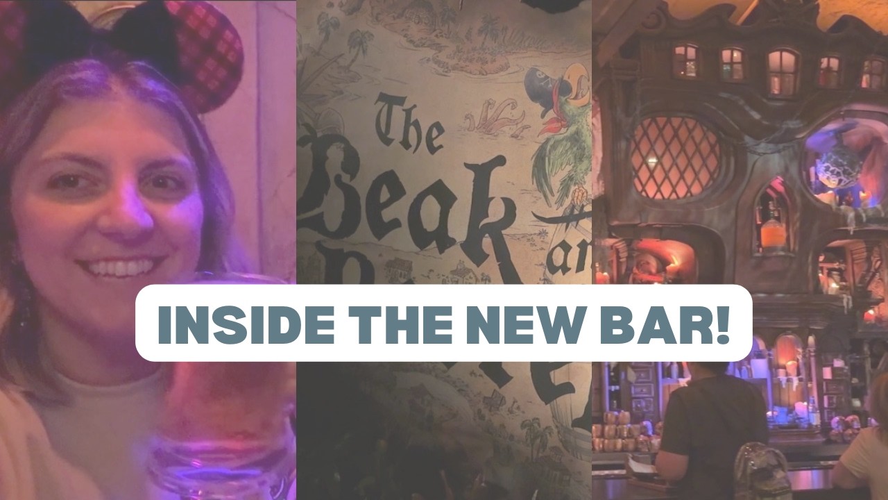 NEW Pirates of the Caribbean Bar at Magic Kingdom 🏴‍☠️ The Beak & Barrel Tour and Experience