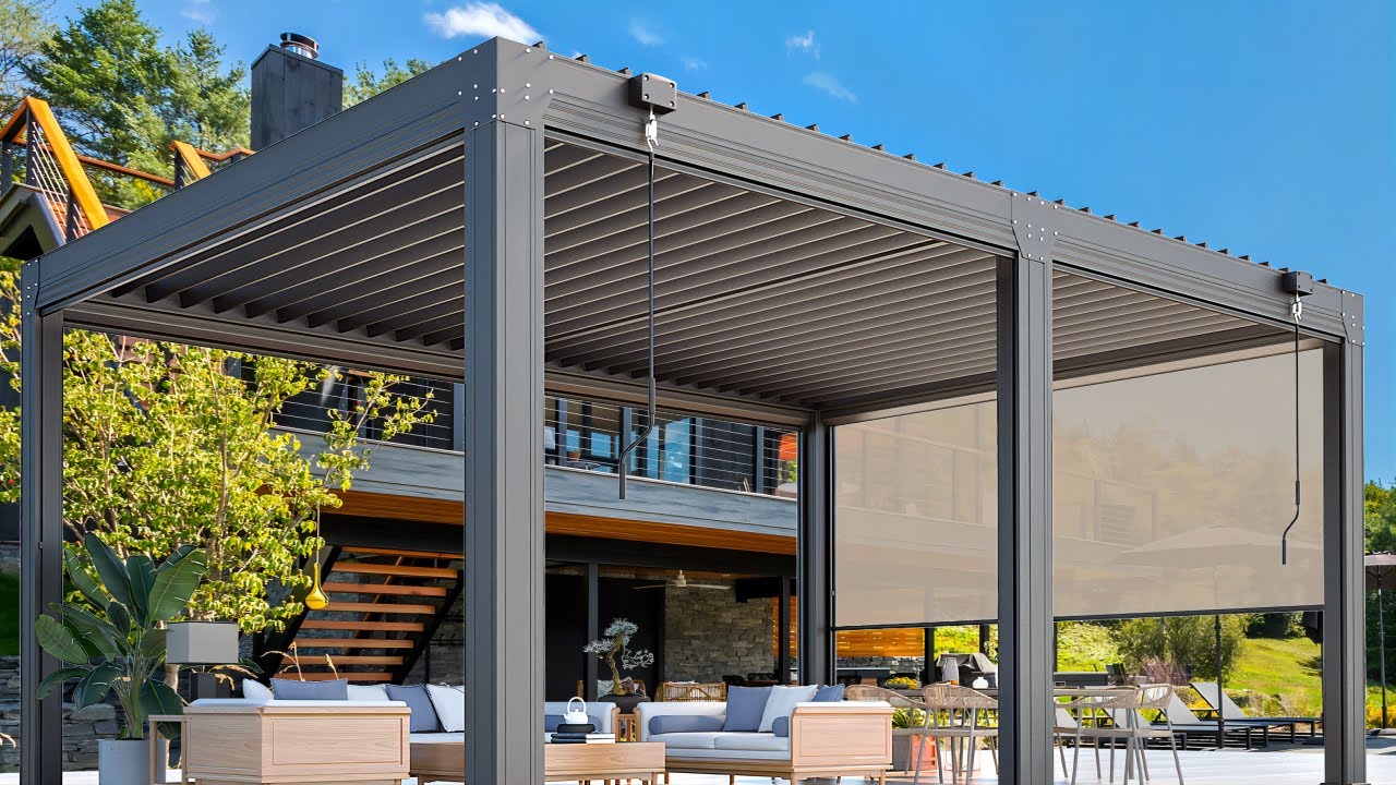 EROMMY 12 x 16 Louvered Pergola Assembly Video
