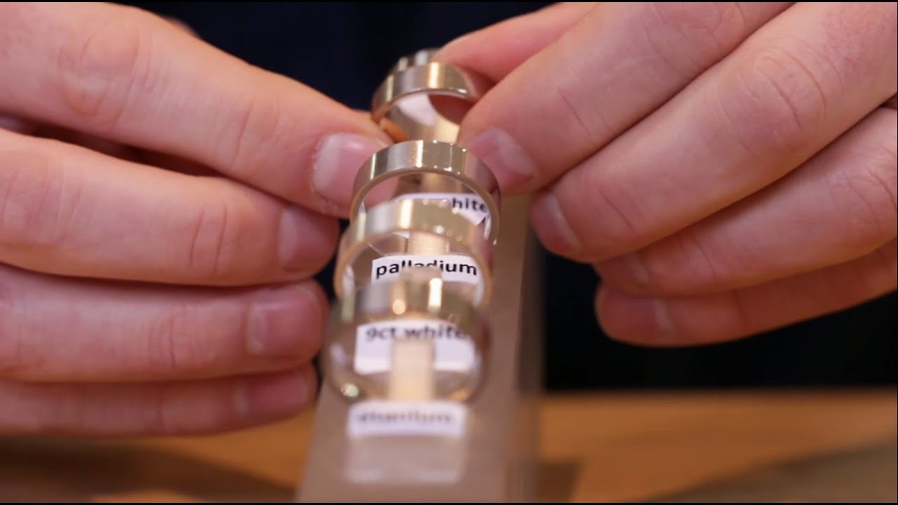 What is Palladium? The differences between palladium, platinum, white gold & titanium.
