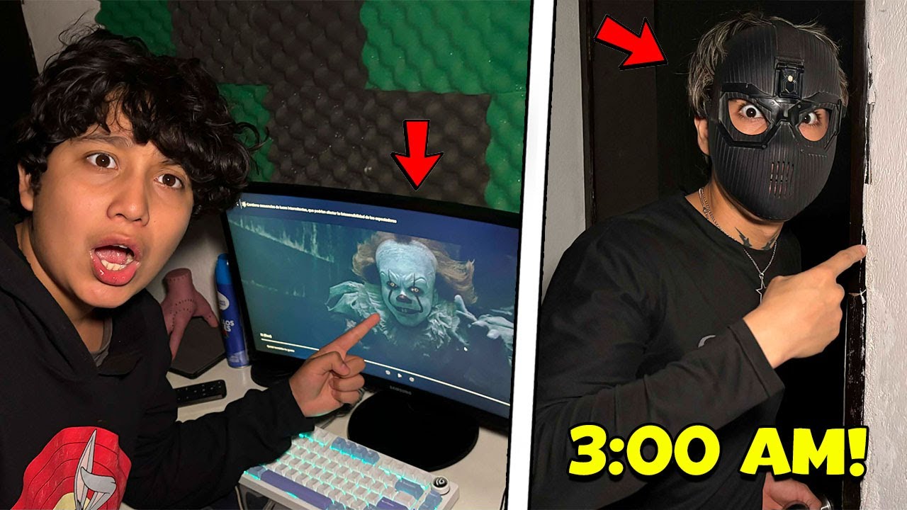 NUNCA MIRES PELICULAS de TERROR TODA LA NOCHE o ESTO TE PASARA😱