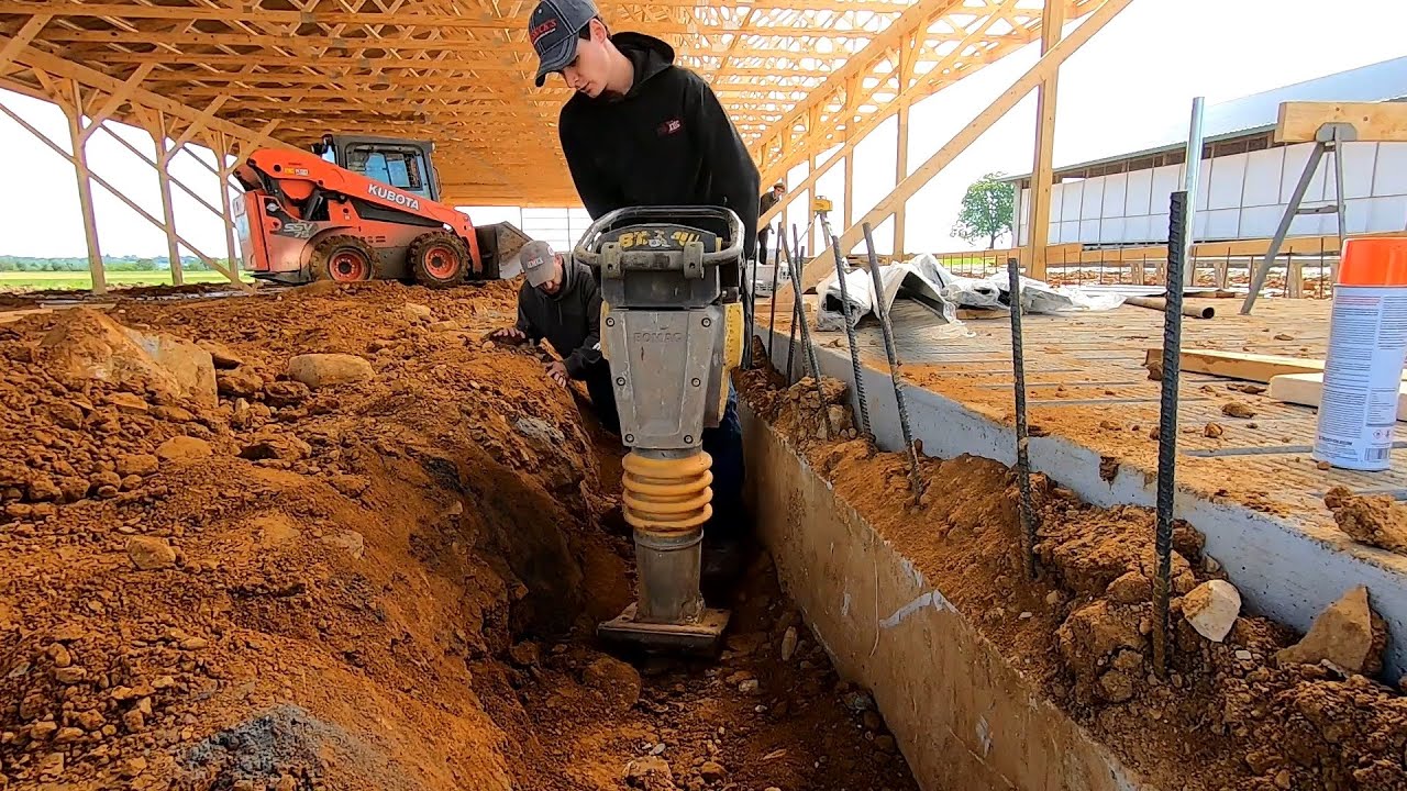 Water Line in the New Barn