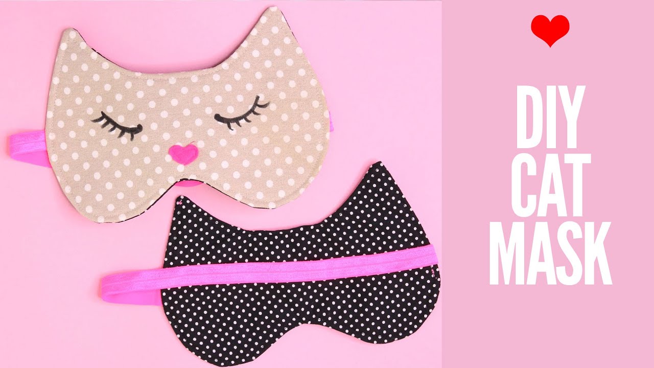 Sleep Mask Tutorial - How to make a cat sleep mask