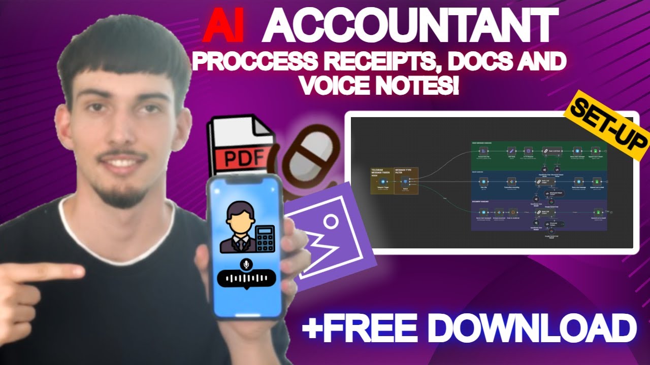 This No Code AI Accountant Cut My Bookkeeping Costs by 90%  (Build It Yourself in 10 Minutes)