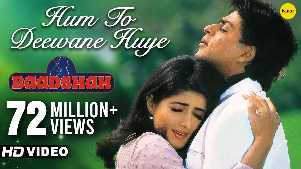 Hum To Deewane Huye -HD VIDEO | Shahrukh Khan & Twinkle Khanna | Baadshah |90's Romantic Hindi Song