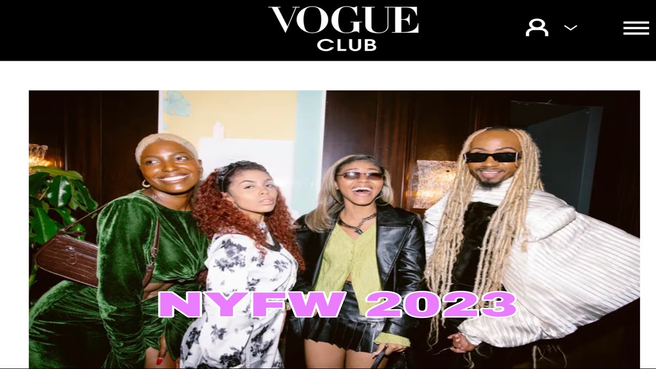 New York Fashion Week 2023 Vogue Kick off Party, Flying Solo, Global Fashion Collective