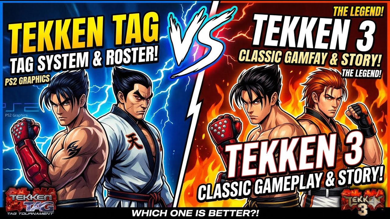 Tekken 3 vs Tekken Tag Tournament | Evolution, Roster & Gameplay Comparison H