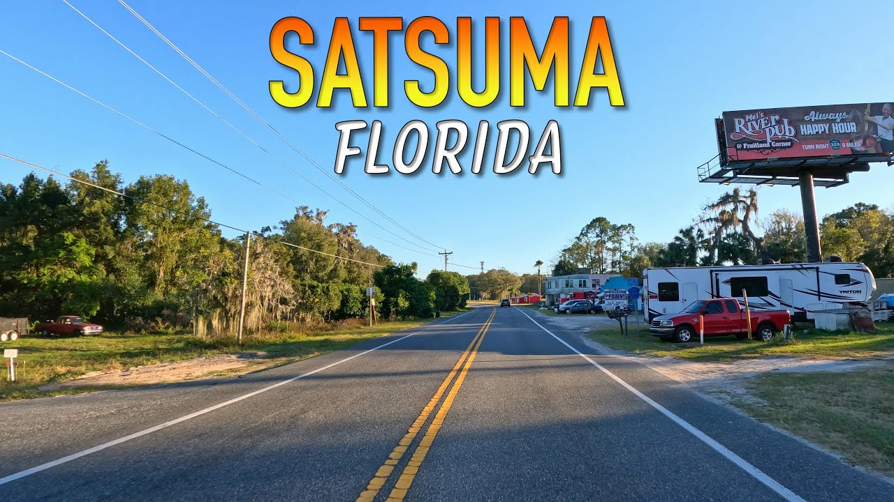 Satsuma Florida Driving Through