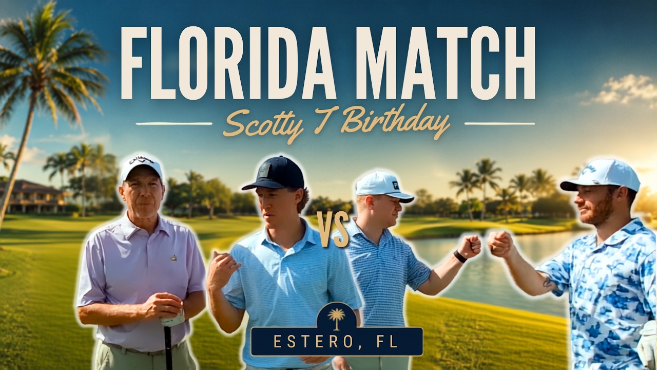 Florida Golf Vlog | Scotty T Birthday Match vs Con + Bode