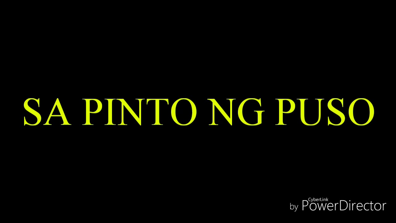 SA PINTO NG PUSO