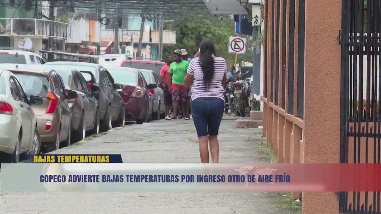 COPECO advierte bajas temperaturas por ingreso otro de aire frío
