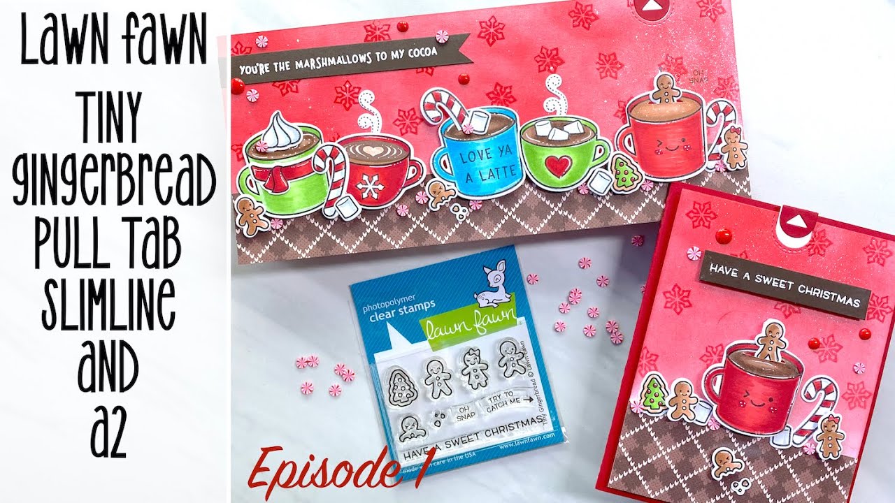 Lawn Fawn Tiny Gingerbread Pull Tab