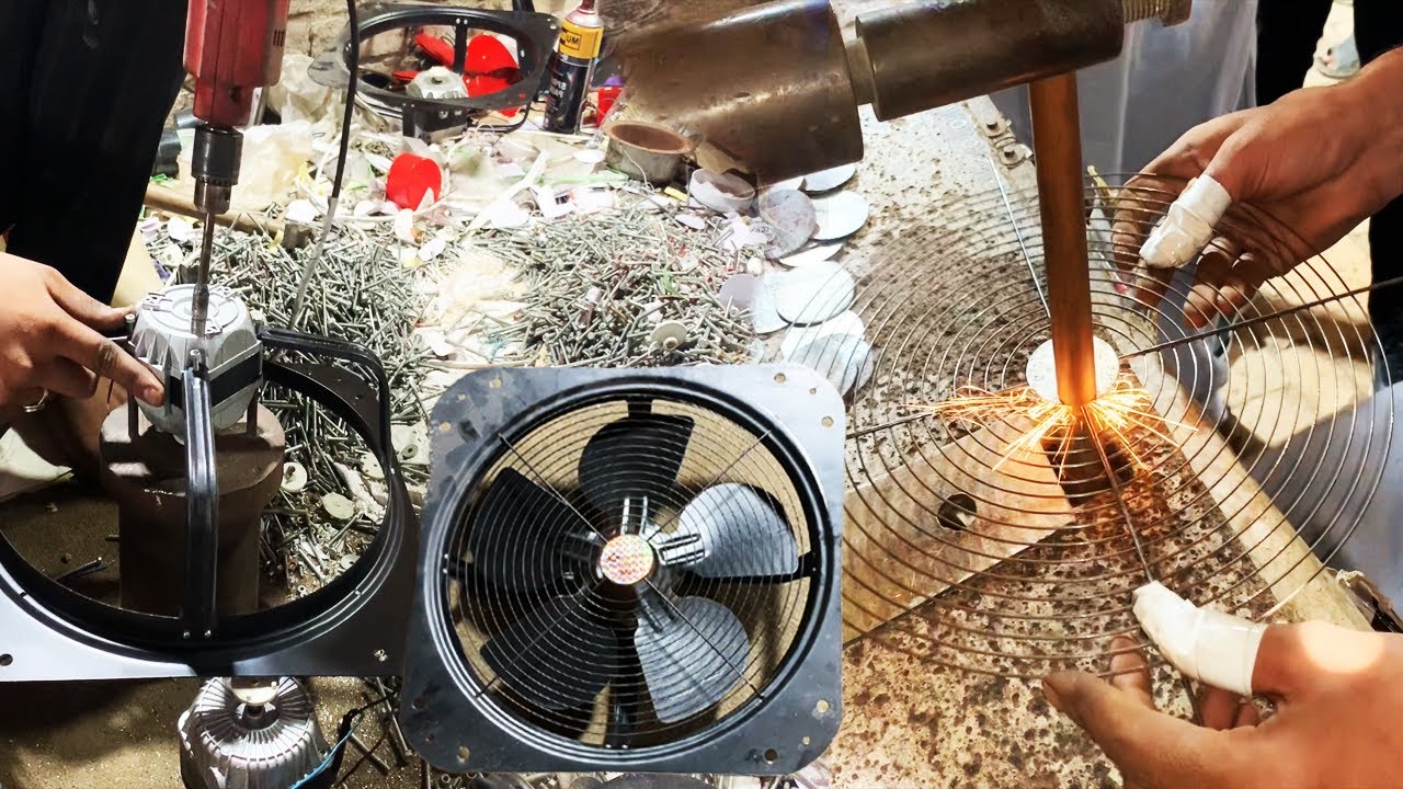 How High quality Electric Exhaust Fan Manufacturing Process at factory