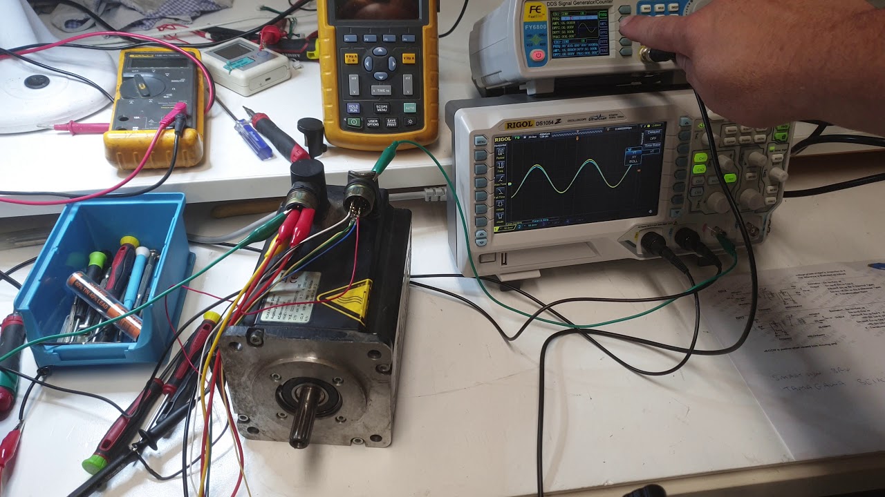 kuka servo motor testing resolver stator windings