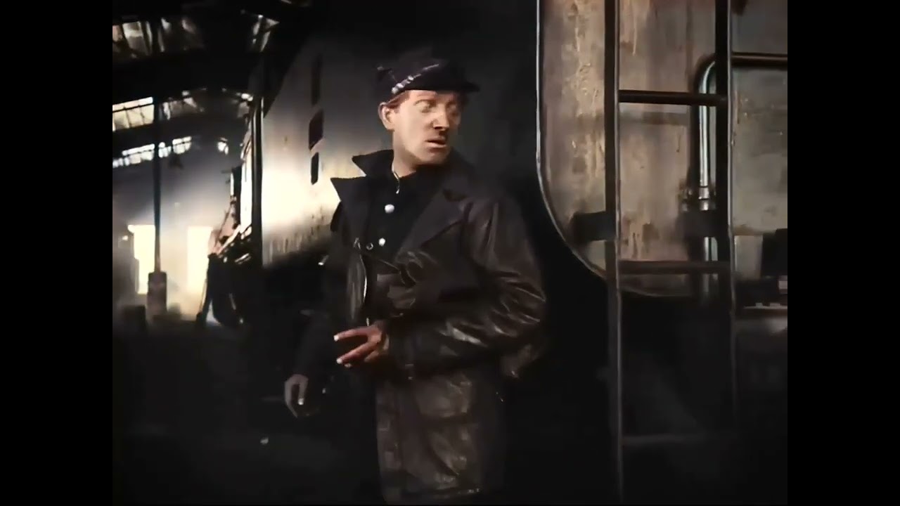 (kolor) Człowiek na torze 1956, CAŁY Reż Andrzej Munk