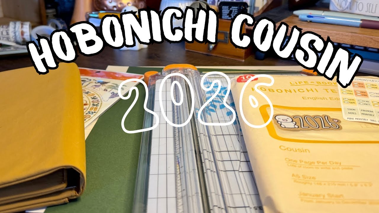 Hobonichi Cousin | 2026 | Set Up | Decorate | Plan With Me 