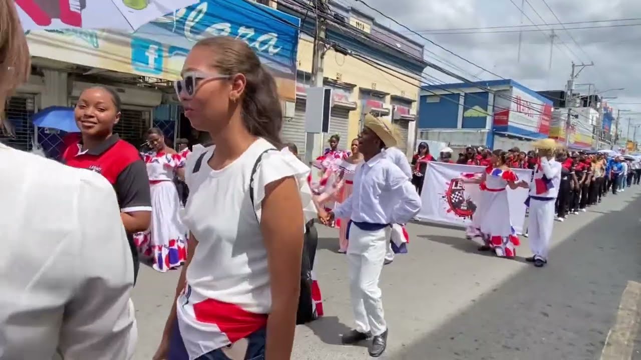 182 Aniversario 🎉 de la Independencia Nacional Marcha En San Pedro de Macorís 