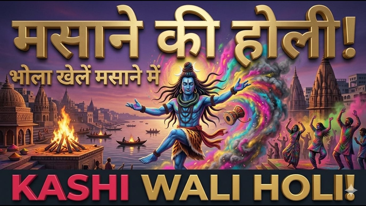 काशी में मसाने की होली 🔱 महादेव संग खेले भस्म की होली | Kashi Mahadev Masane Ki Holi 2026