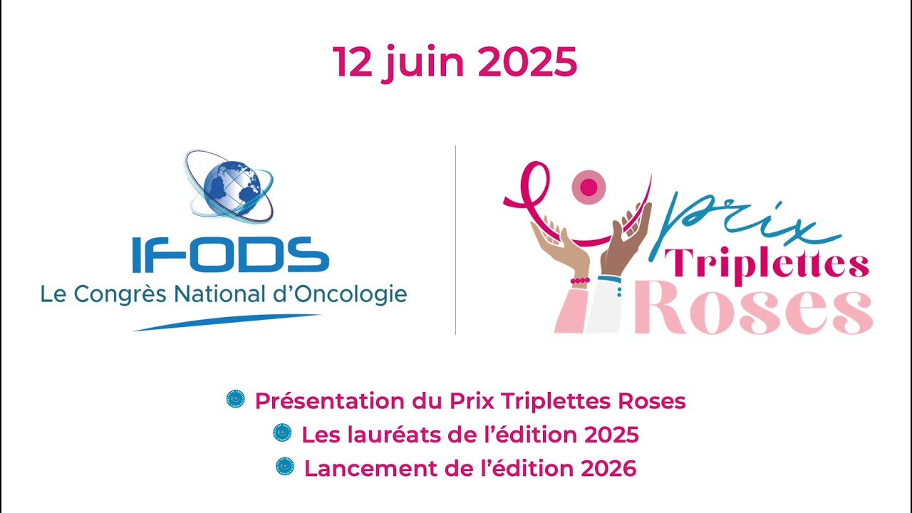 IFODS 2025 - Prix Triplettes Roses - Présentation des lauréats 2025 et lancement de l'édition 2026