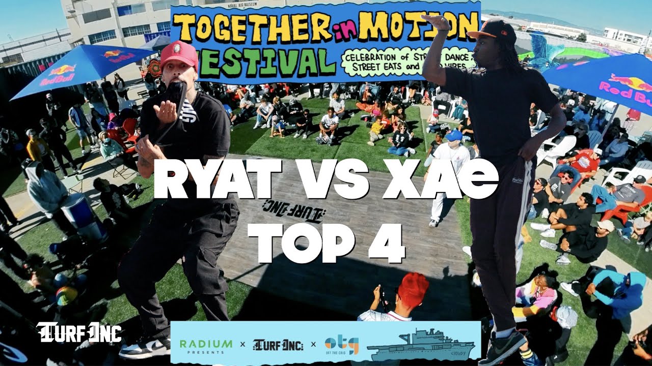 Ryat vs Xae | Top 4 | TURFinc Together in Motion Festival Dance Battle @RadiumPresents