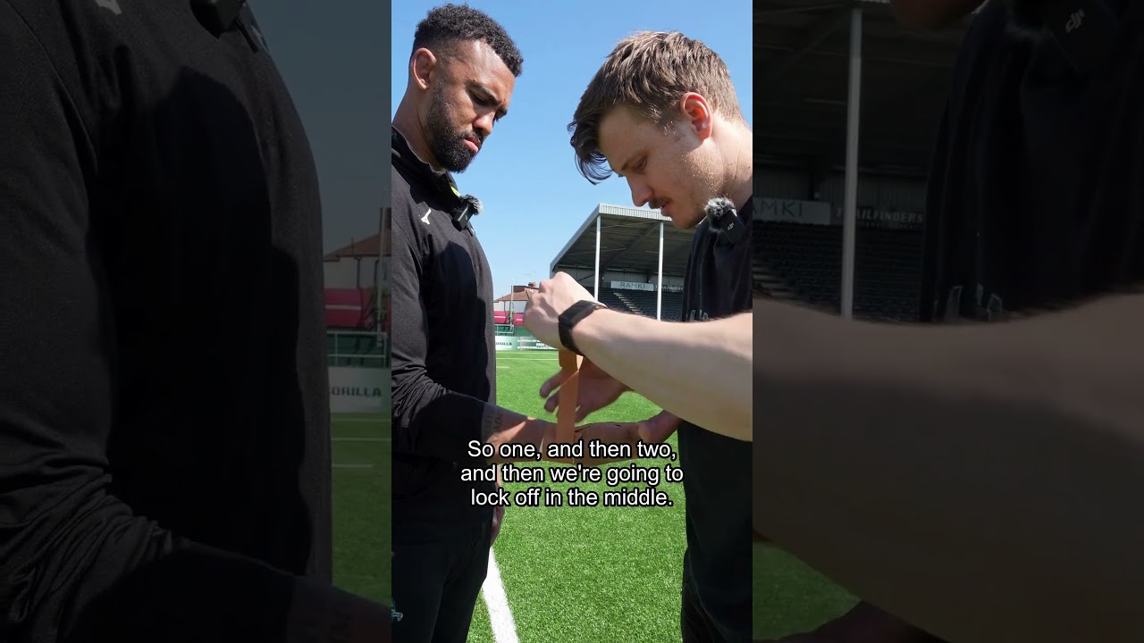 Rugby Taping for Wrist Support with Ealing Trailfinders