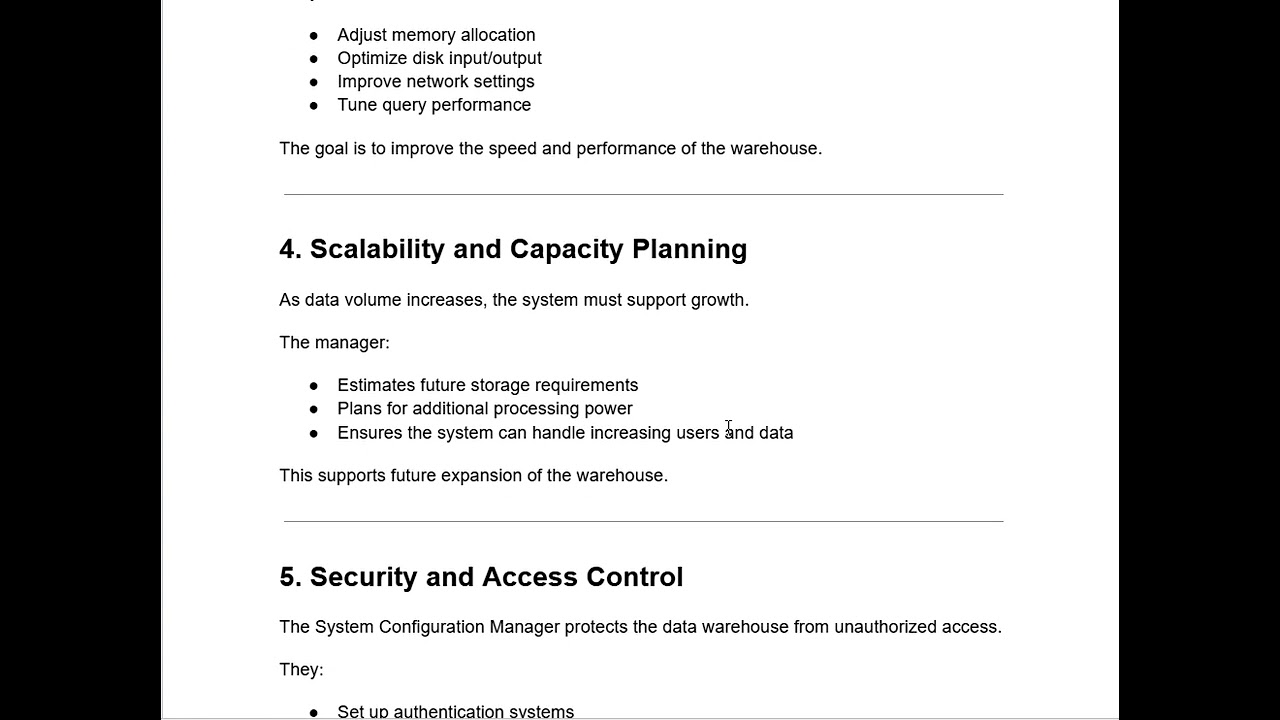 ccs341 | Data warehouse | unit 5 system configuration manager