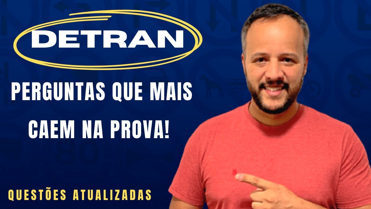 LEGISLAÇÃO DE TRÂNSITO -- PERGUNTAS QUE MAIS CAEM NA PROVA DO DETRAN #simuladodetran2023