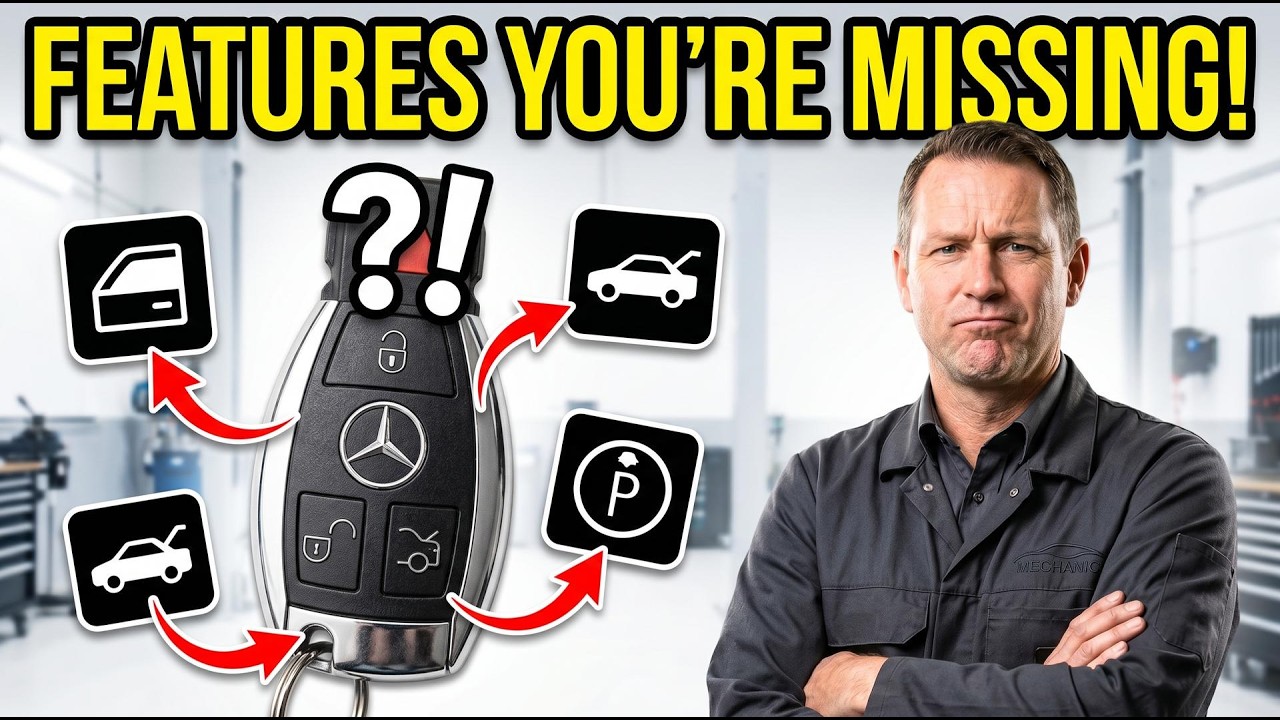 10 особенностей, функций и скрытых уловок брелоков для ключей Mercedes!