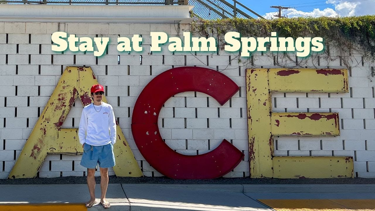 【念願のACE HOTELへ🌴】最高だったパームスプリングス【アメリカEp.10】Palm springs/エースホテル/アメリカ旅行/Koffi/HOTEL Vlog#79