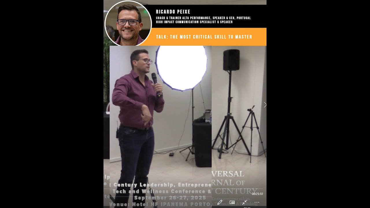 Ricardo Peixe -'The most critical skill to master'