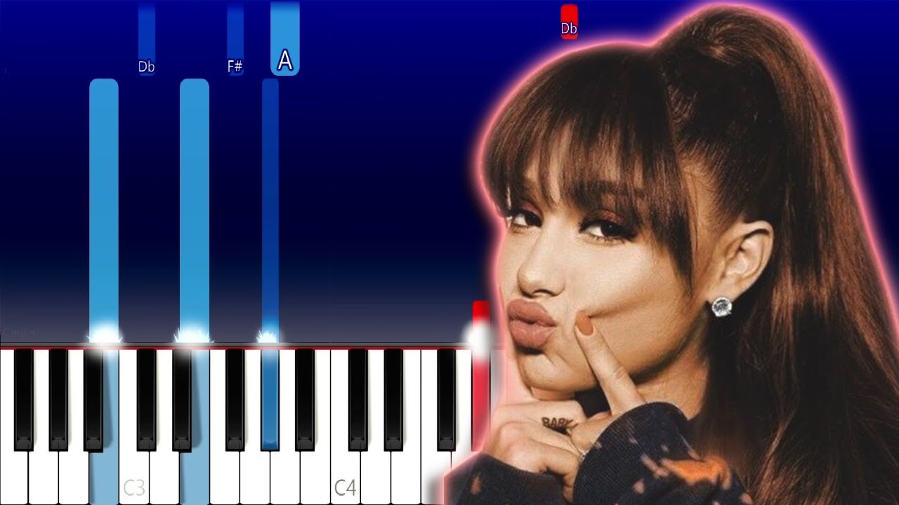 Ariana Grande - we can't be friends (wait for your love)(Piano Tutorial)