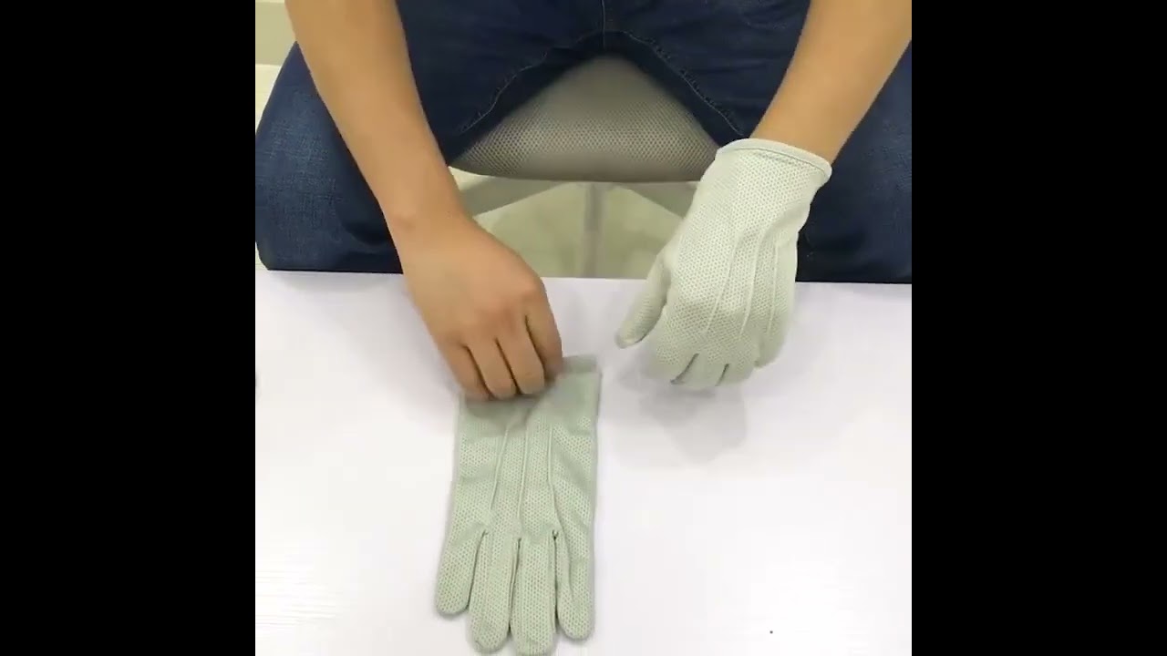 Mens Driving Gloves Summer UV Sun gloves Non Slip Touchscreen Cotton Gloves Outdoor Sunblock Gloves