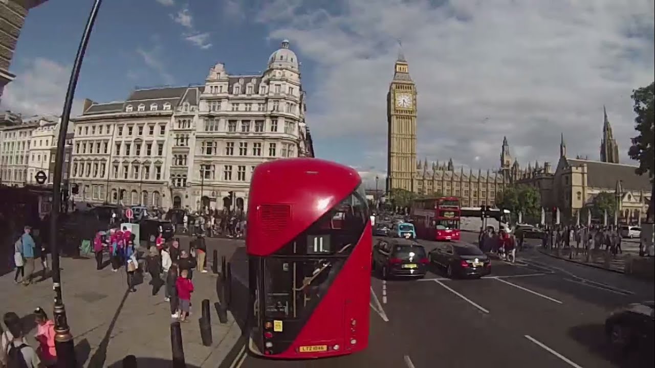 London from a bus (original sound)