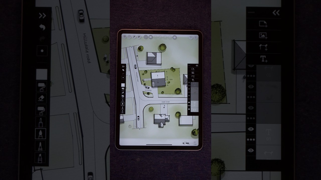 Map into a site plan- no AutoCAD, just Morpholio trace on iPad | iPad for Architects & Designers