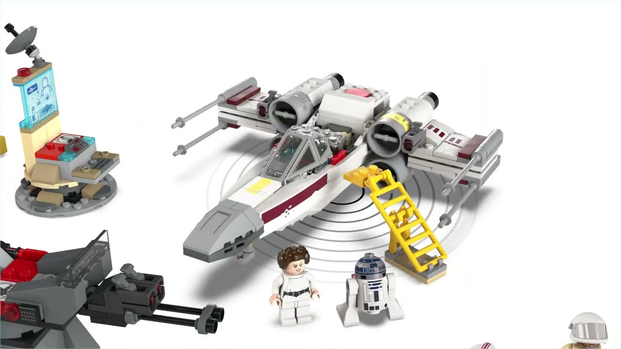 LEGO Star Wars Luke's Red Five X-Wing Smart Play Construction Set 75423