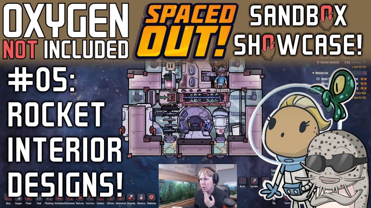Fancy Rocket Interior Designs For ONI: Spaced Out! Sandbox Showcase #5