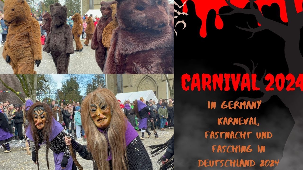 Carnival Germany 2024 | Full Parade Procession 10th February Vollmaringen Nagold Black Forest | Vlog