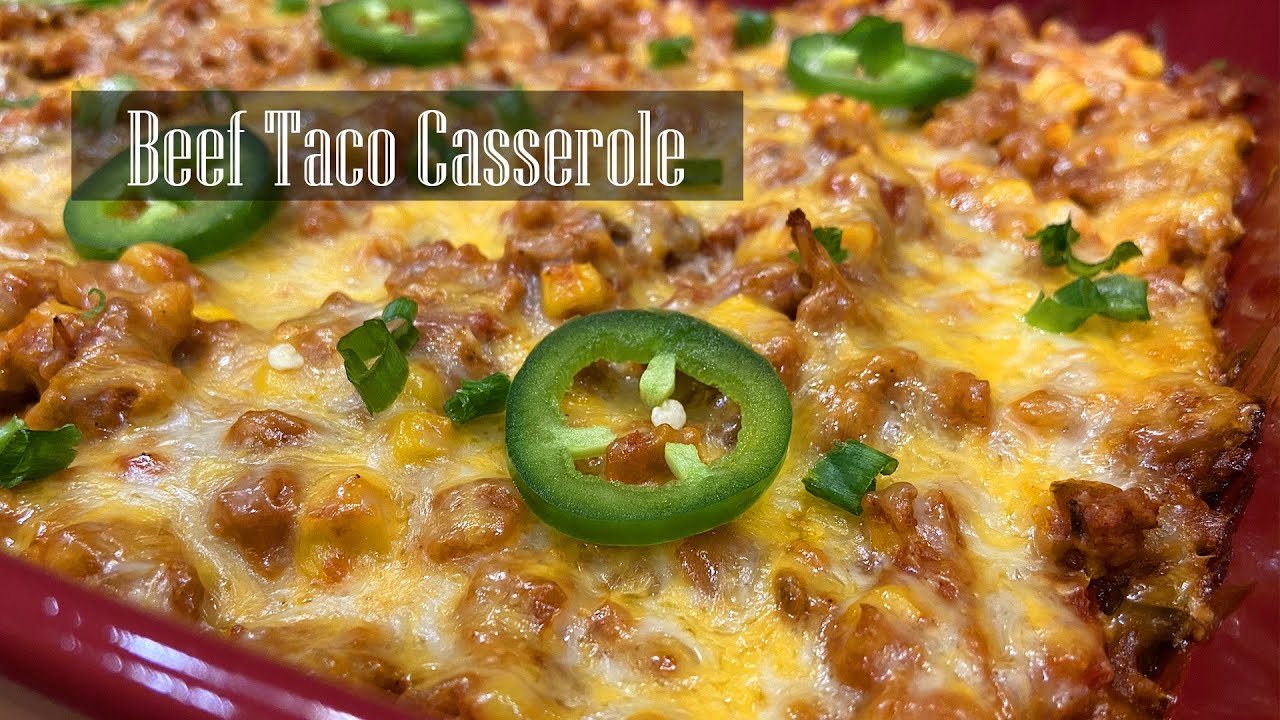 Beef Taco Casserole || Mexican Casserole || Quick and Easy Dinner Recipe - RKC