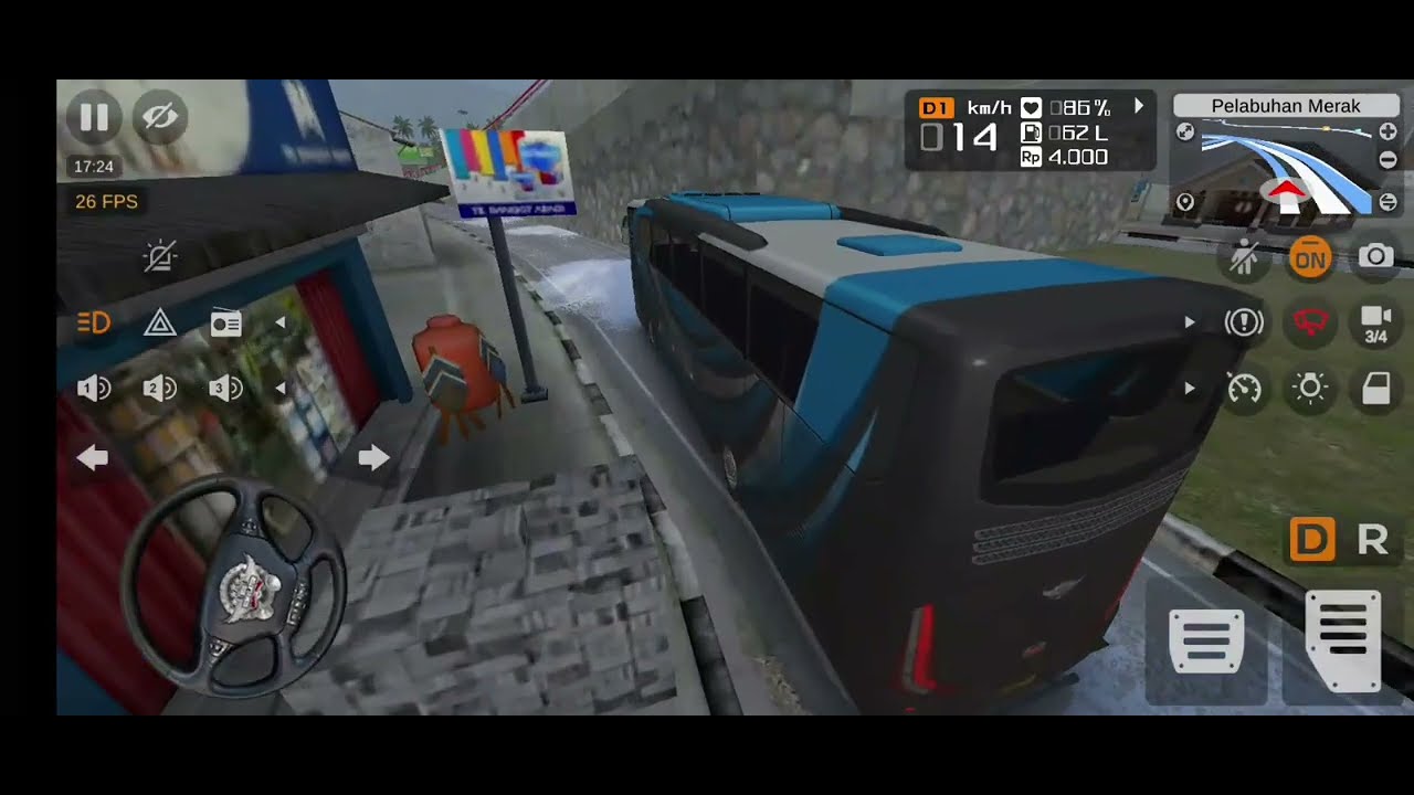 Indoneshiya bus semiletet gamer 