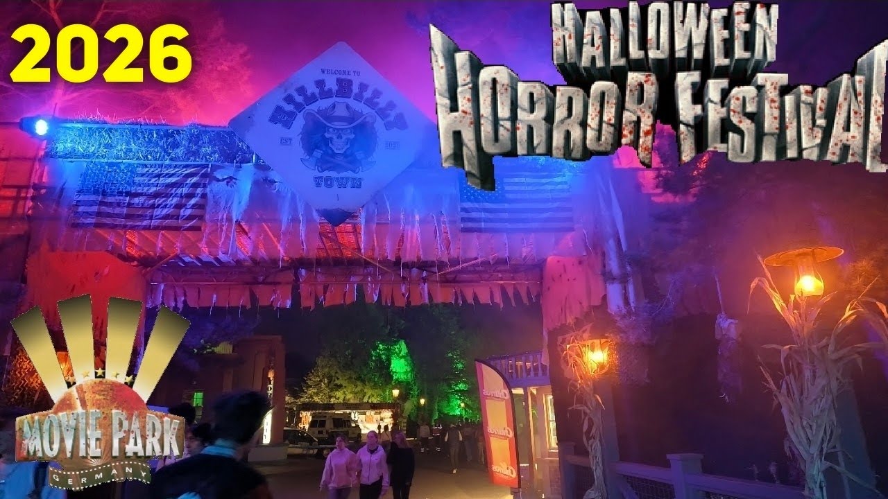 Halloween Horror Festival в Movie Park Germany 2026 #HalloweenHorrorFestival #Хэллоуин #MoviePark