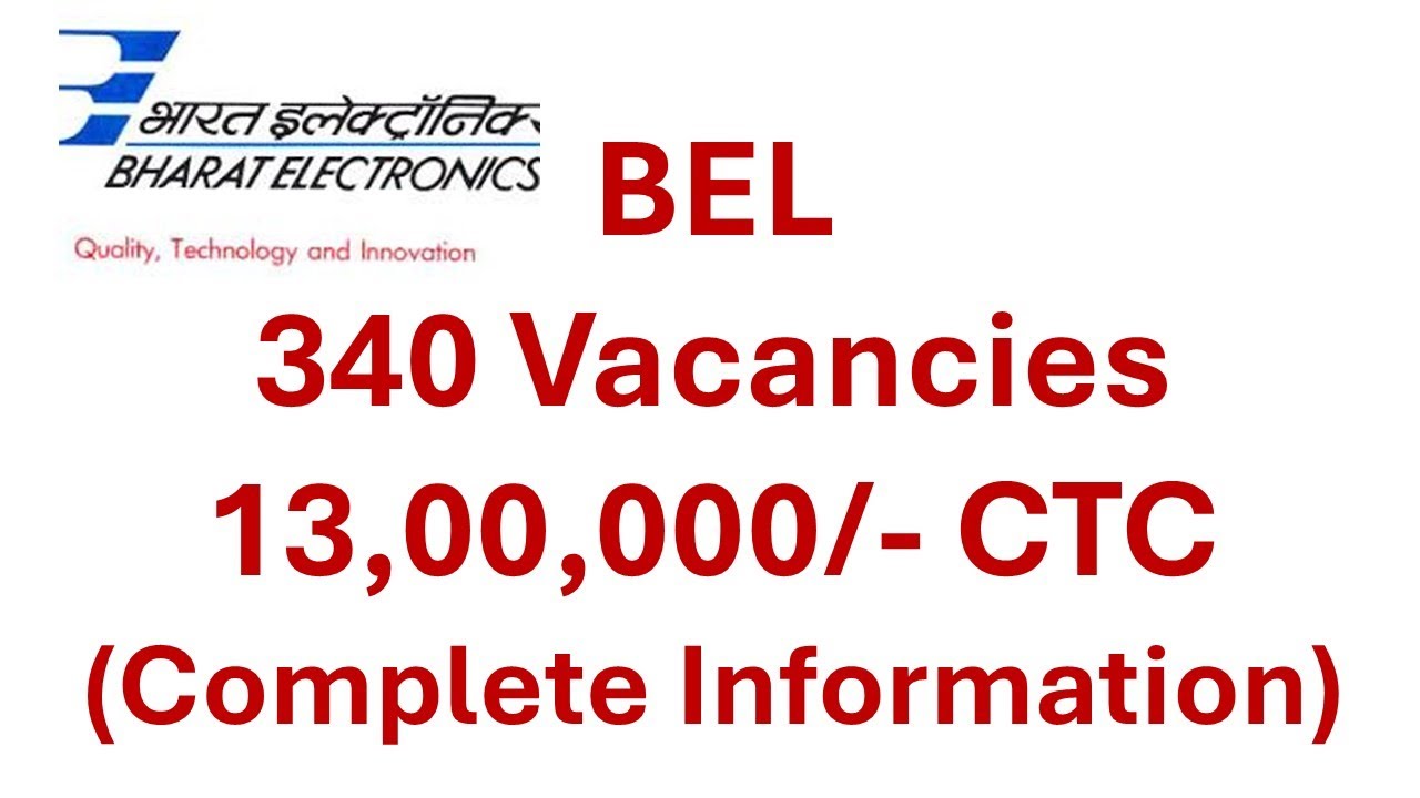 BEL 340 vacancies 2025 #job #jobalert