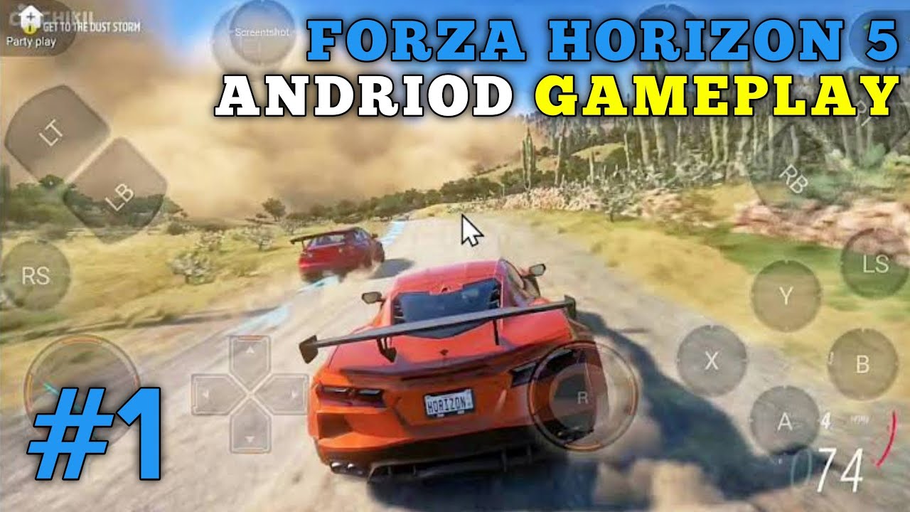 Forza Horizon 5 Andriod Gameplay || Chikii Emulator