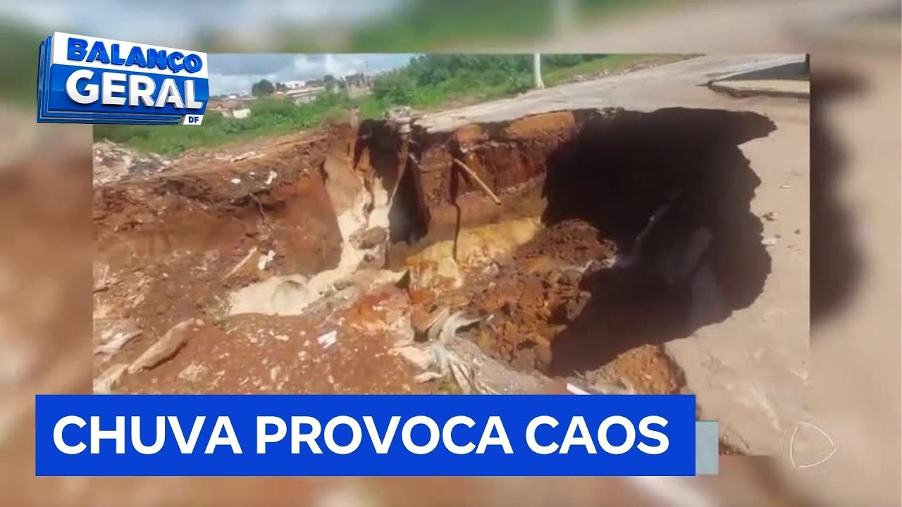 Após alagamentos, Águas Lindas (GO) monta abrigos para famílias desalojadas | Balanço Geral DF