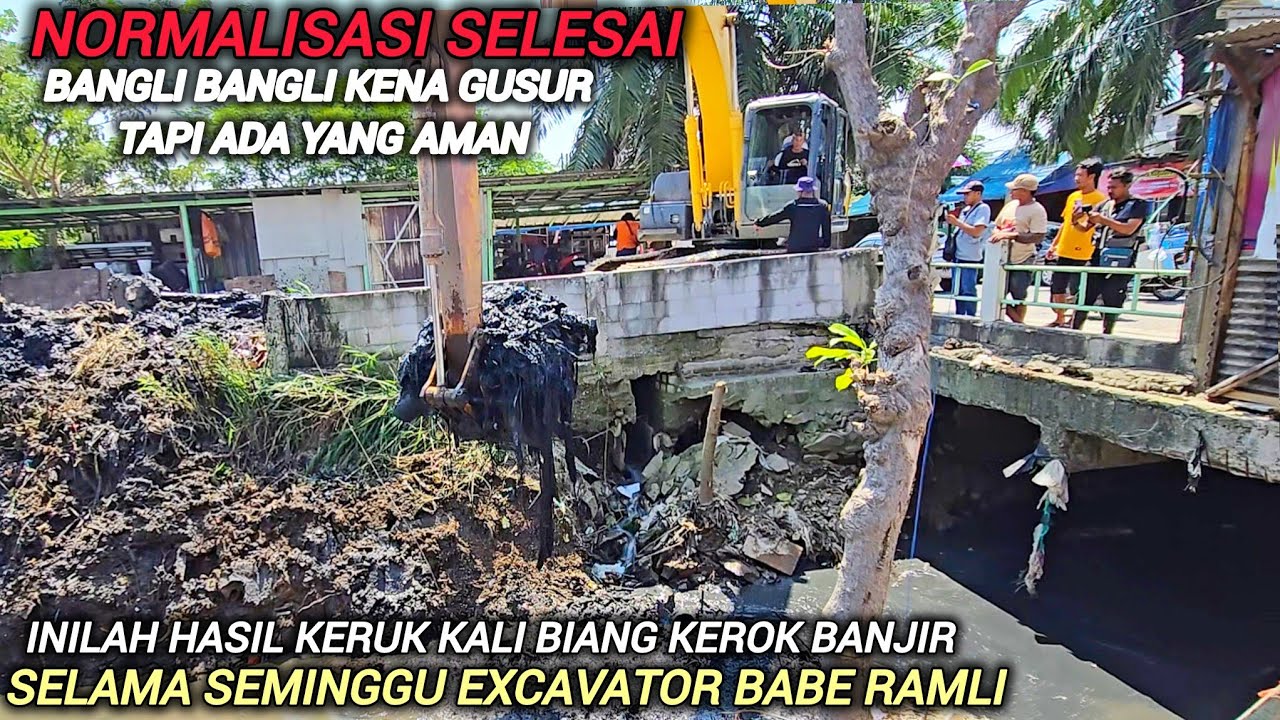 AKHIRNYA SELESAI❗️NORMALISASI KALI LOKASI TERSEMPIT SEPANJANG SEJARAH TAPI KAMAR MANDI AJAIB SELAMAT