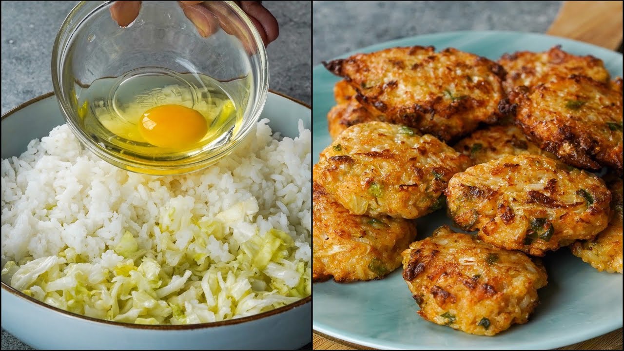 If You Have Leftover Rice & Cabbage At Home, You Can Make This Crispy Snacks Recipe | Cabbage Snacks